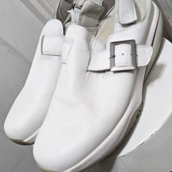 MBT Imara Rocker White Clogs Leather Mules Women's Size 10🌴 - Picture 2 of 8